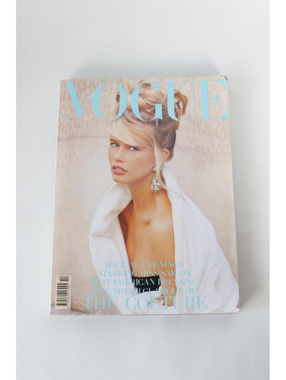 89' Vogue Claudia Schiffer Magazine